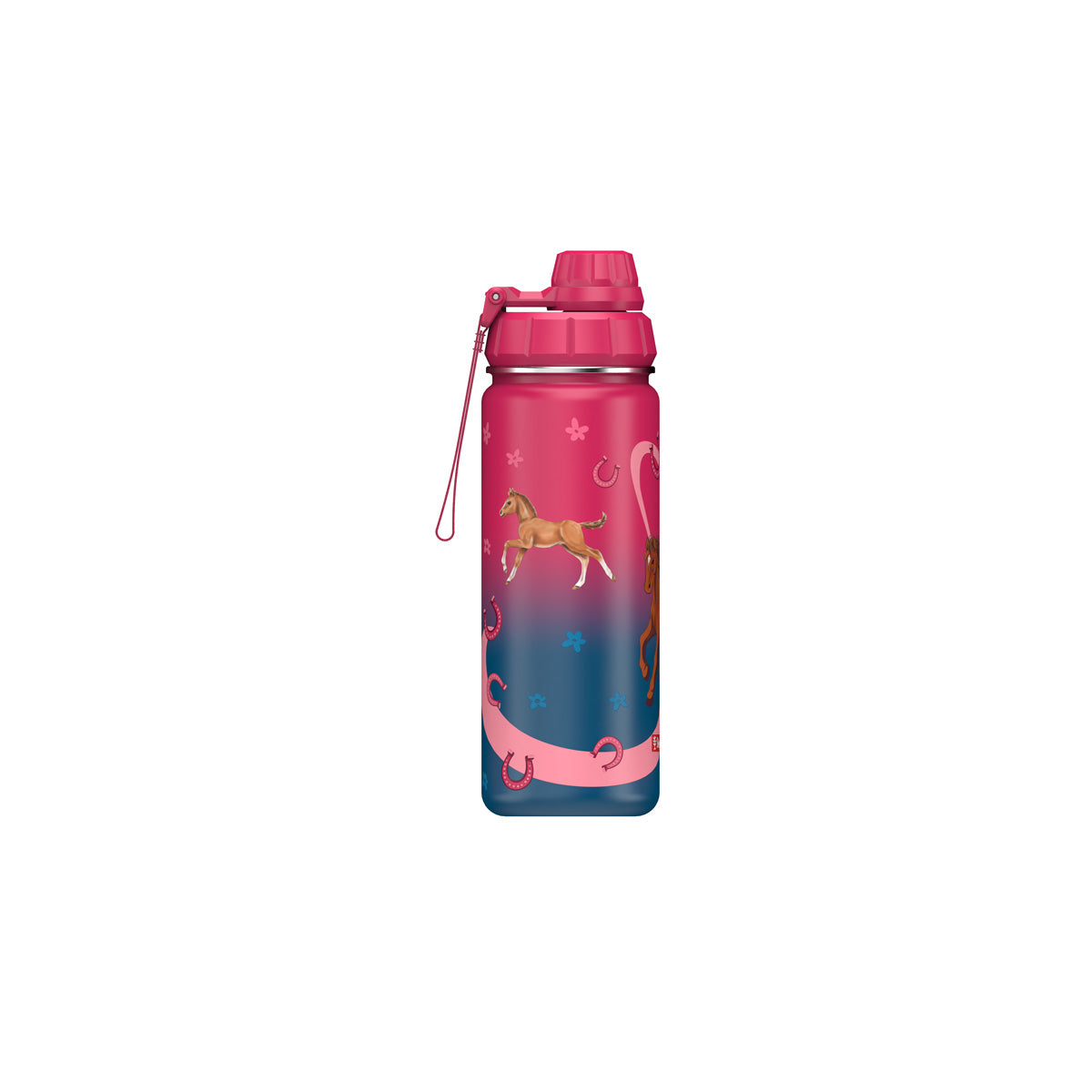 Isolierte Edelstahl-Trinkflasche Wild Horse