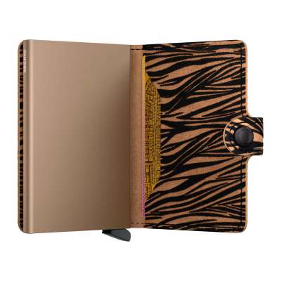Miniwallet Zebra beige