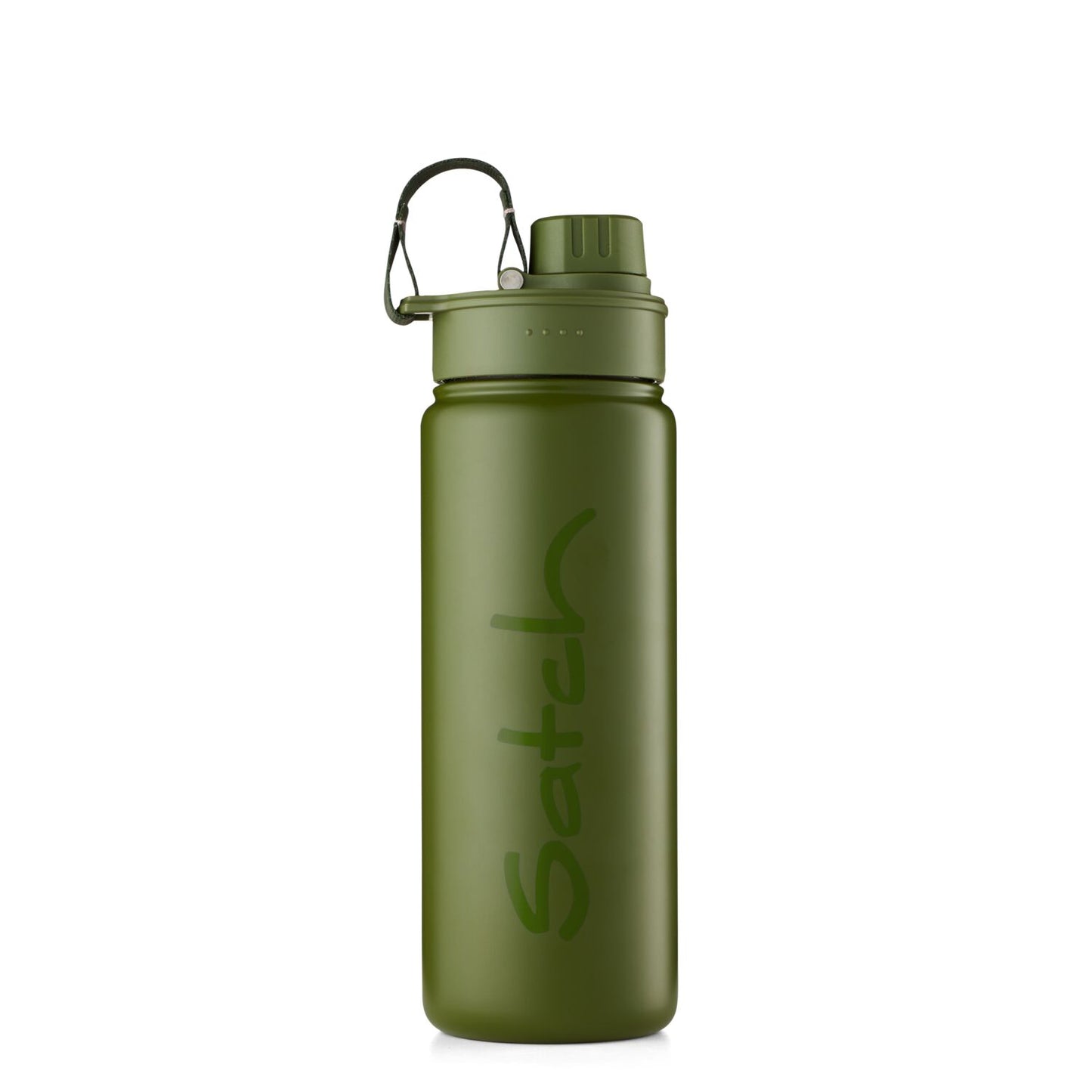 Edelstahl Trinkflasche Olive in grün