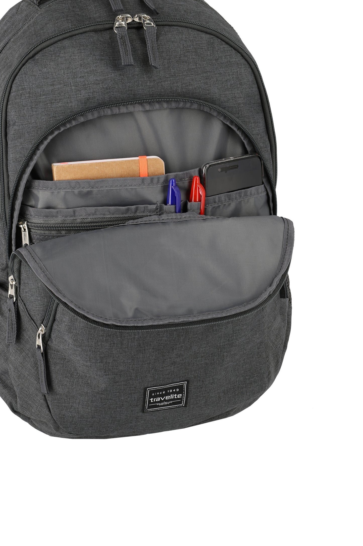 Basics Rucksack Melange, Anthrazit