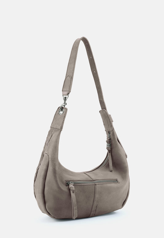 Soft Cut Round Crossbag Muddy Khaki Brown