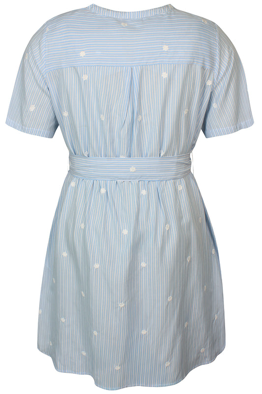 Gera 748-Dress S/S Blue bell