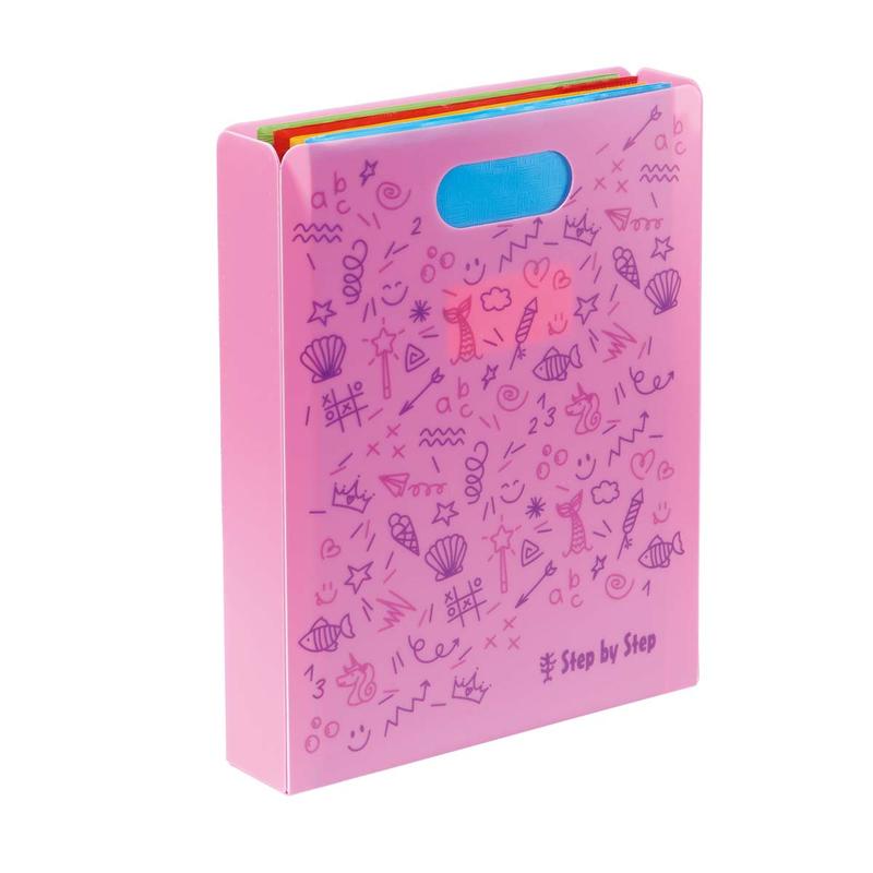 Heftbox Mit Tragegriff Pink