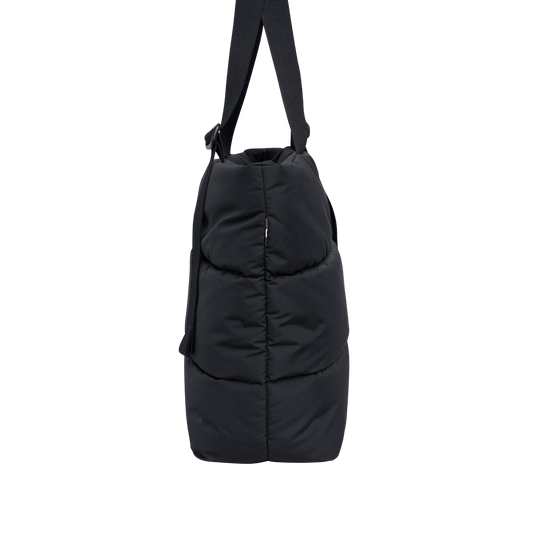 Puffer Tote Bag monochrome black