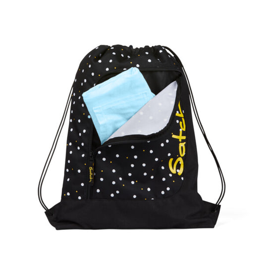 Sportbeutel Lazy Daisy in schwarz