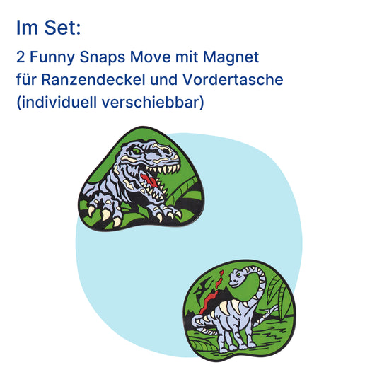Funny Snaps Move 2Er Set Danger Dino