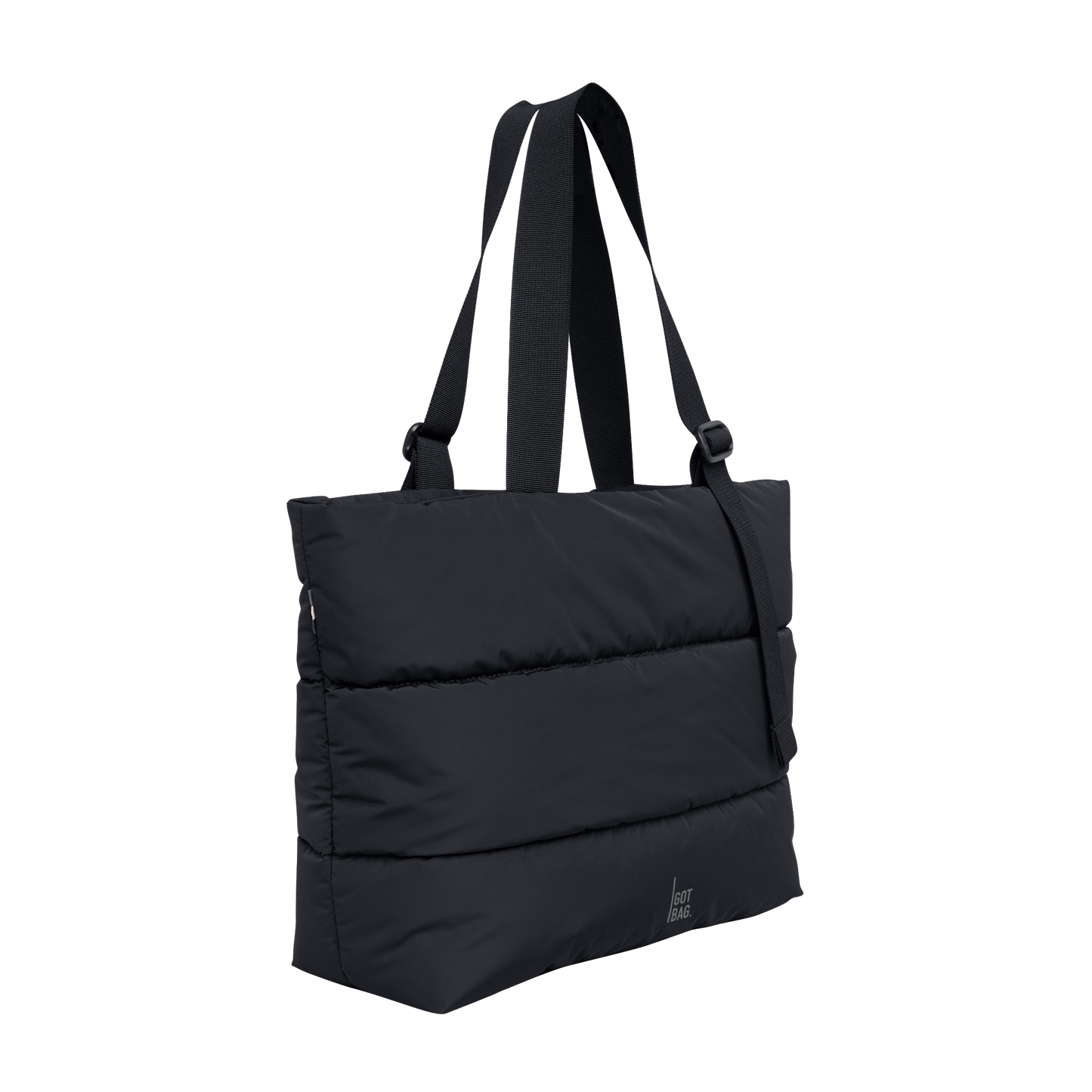 Puffer Tote Bag monochrome black