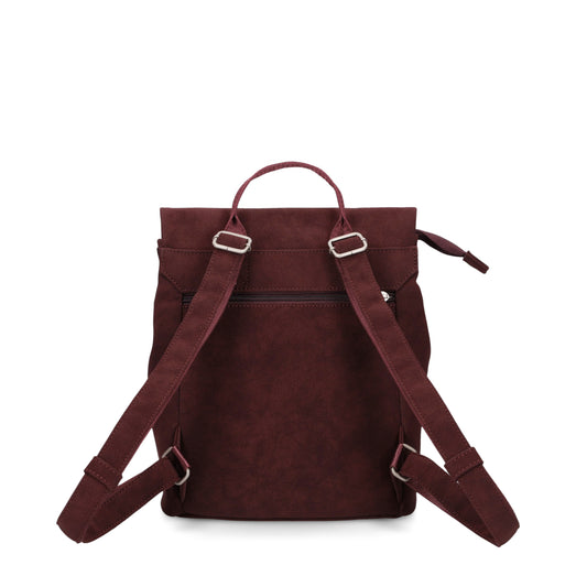 Mademoiselle.m Rucksack Mr8 Nubuk-Bordeaux