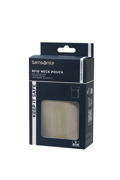 Rfid Neck Pouch eclipse grey