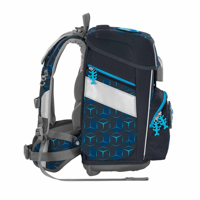 Space Shine Schulranzen-Set Shark Dexter