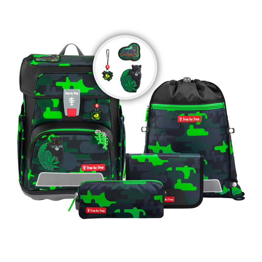 Schulranzen-Set Black Cat Chiko,