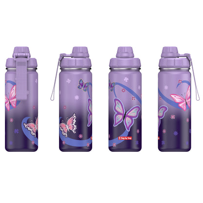 Isolierte Edelstahl-Trinkflasche Sweet Butterfly