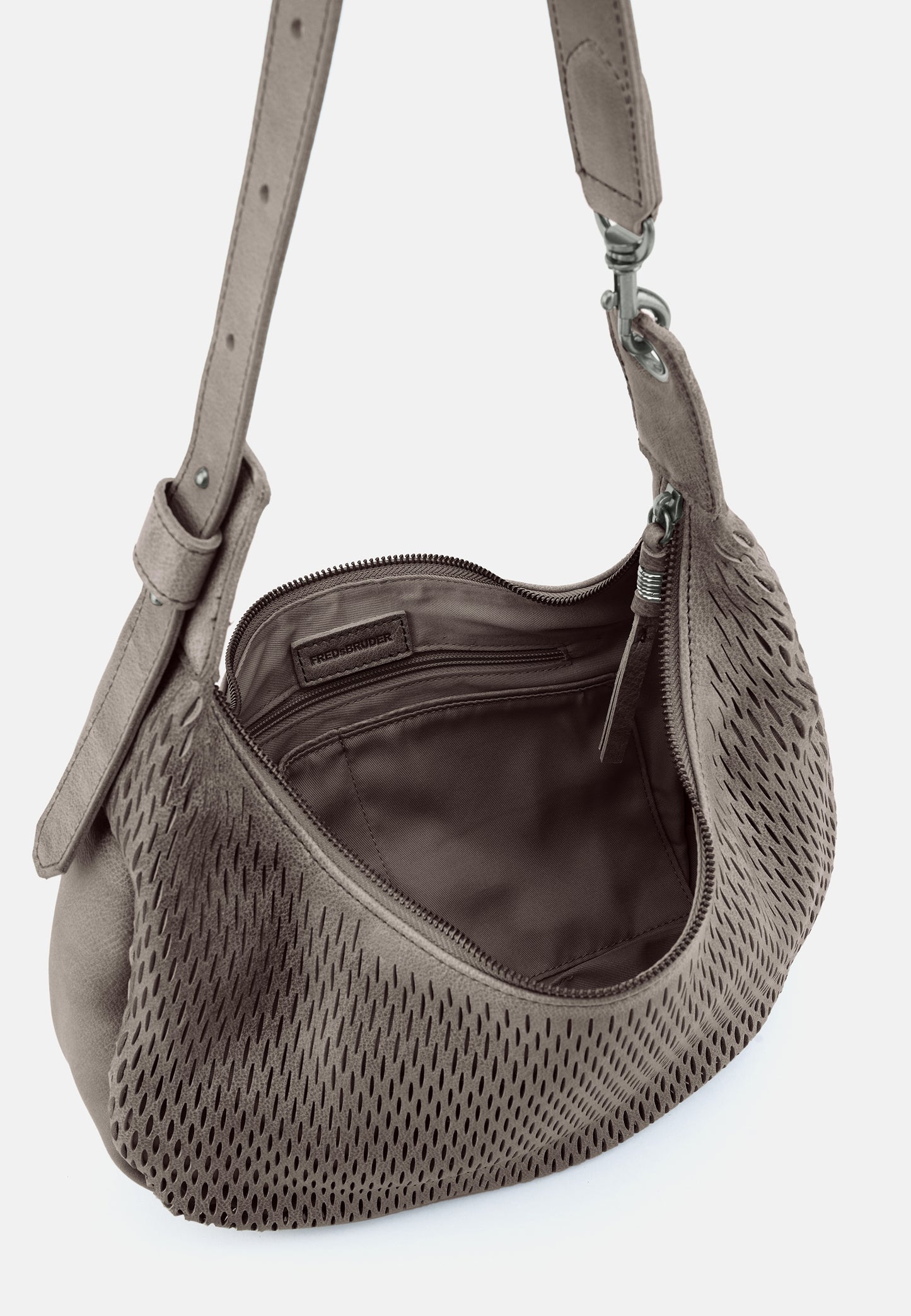 Soft Cut Round Crossbag Muddy Khaki Brown