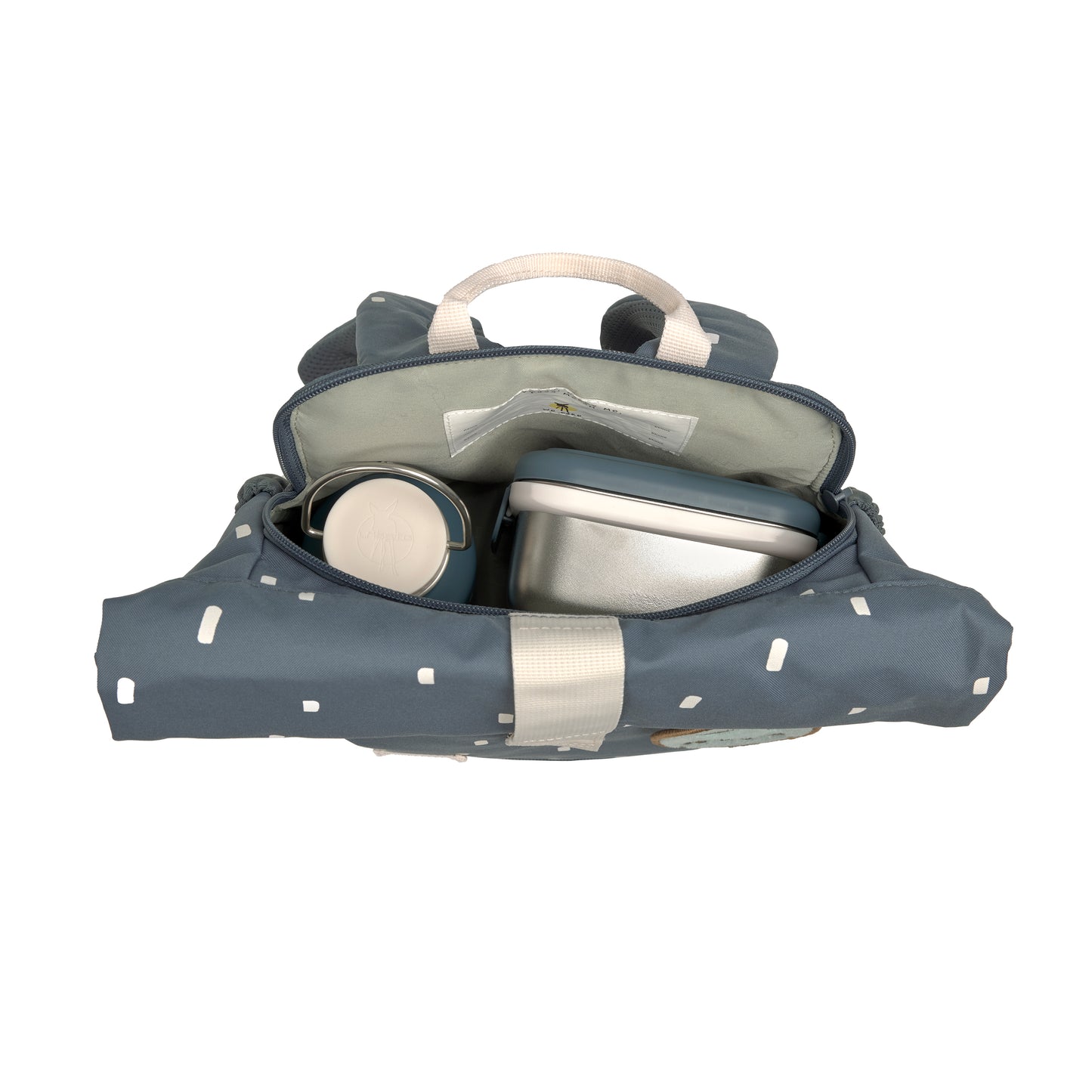 Mini Rolltop Backpack Prints midnight blue