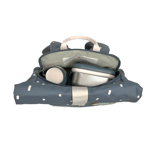 Mini Rolltop Backpack Prints midnight blue
