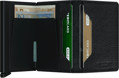 Slimwallet Vegetable Tanned Black-Black