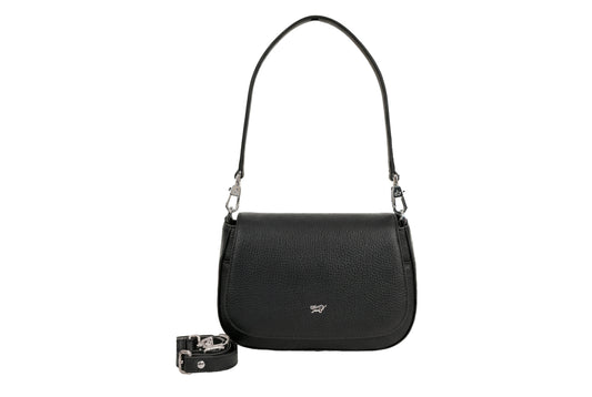 Hanna Flap Bag schwarz