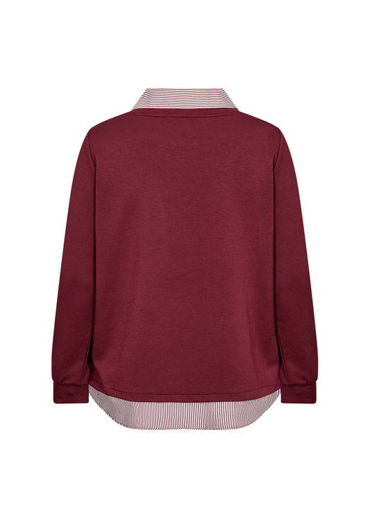 Wa-Sabina 63 Sweatshirt 4850C DARK RED COM