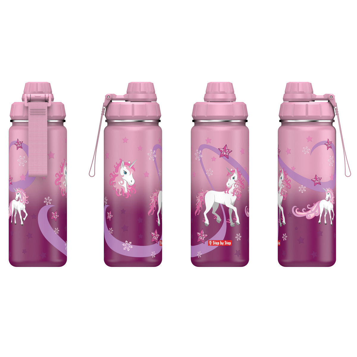 Isolierte Edelstahl-Trinkflasche Sweet Unicorn