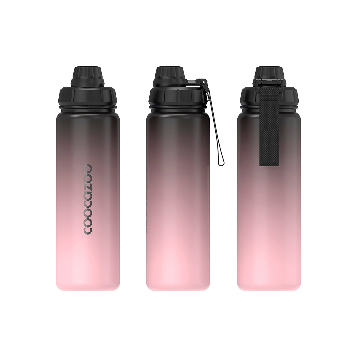 Isolierte Edelstahl-Trinkflasche Gradient Rose