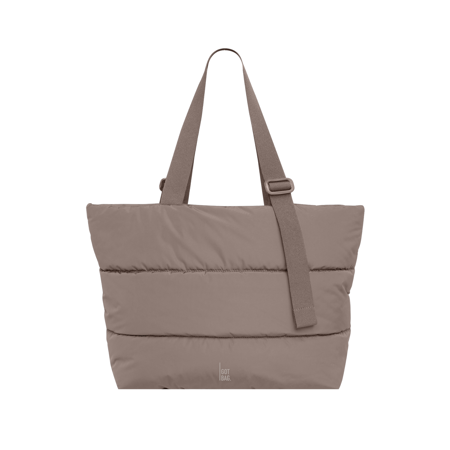 Puffer Tote Bag monochrome oyster
