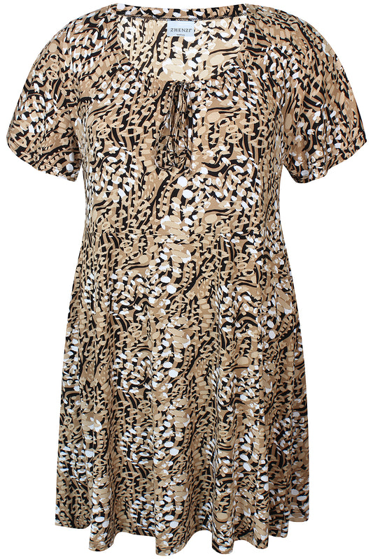 Fien 726-Dress S/S Sand