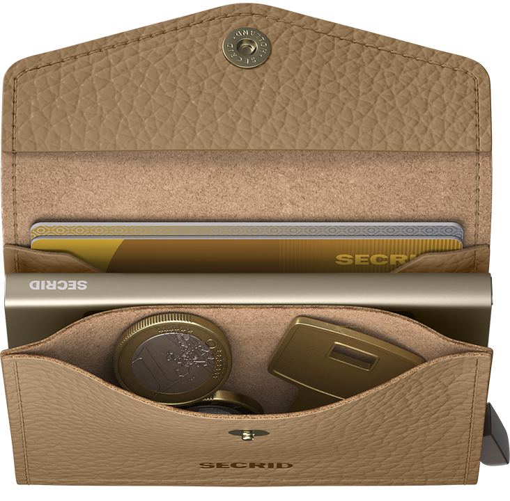 Envelope Wallet Pebble Cappuccino