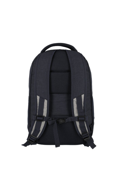 Basics Rucksack Melange, Marine/Grau