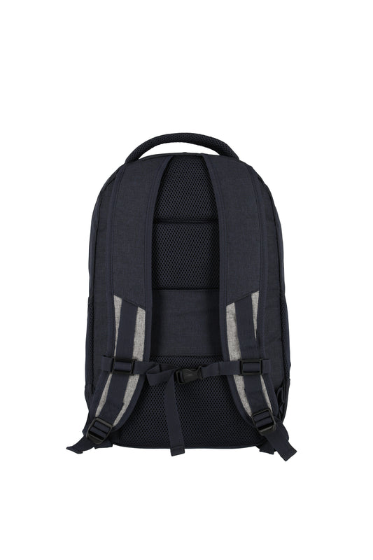 Basics Rucksack Melange, Marine/Grau