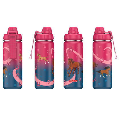 Isolierte Edelstahl-Trinkflasche Wild Horse