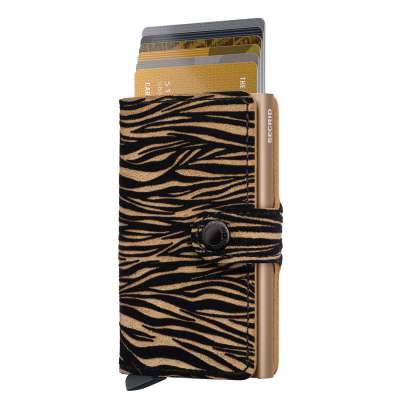Miniwallet Zebra beige