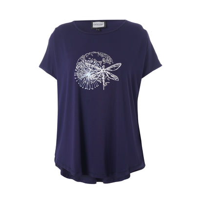Ggitte T-Shirt With Print Navy