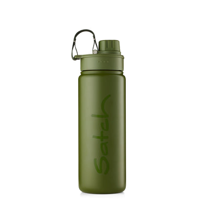 Edelstahl Trinkflasche Olive in grün