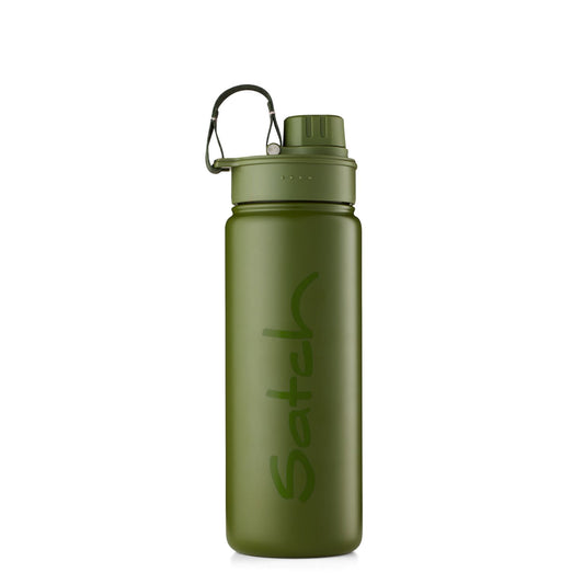 Edelstahl Trinkflasche Olive in grün