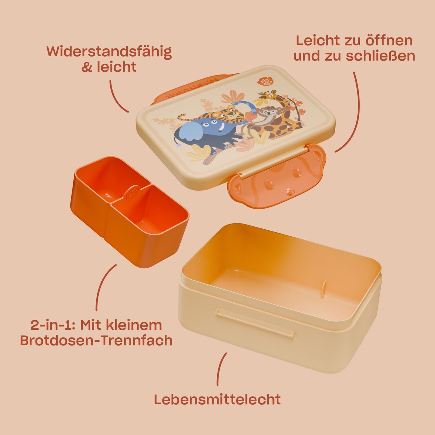 Kunststoff Brotdose Unendliche Unterwasserwelt
