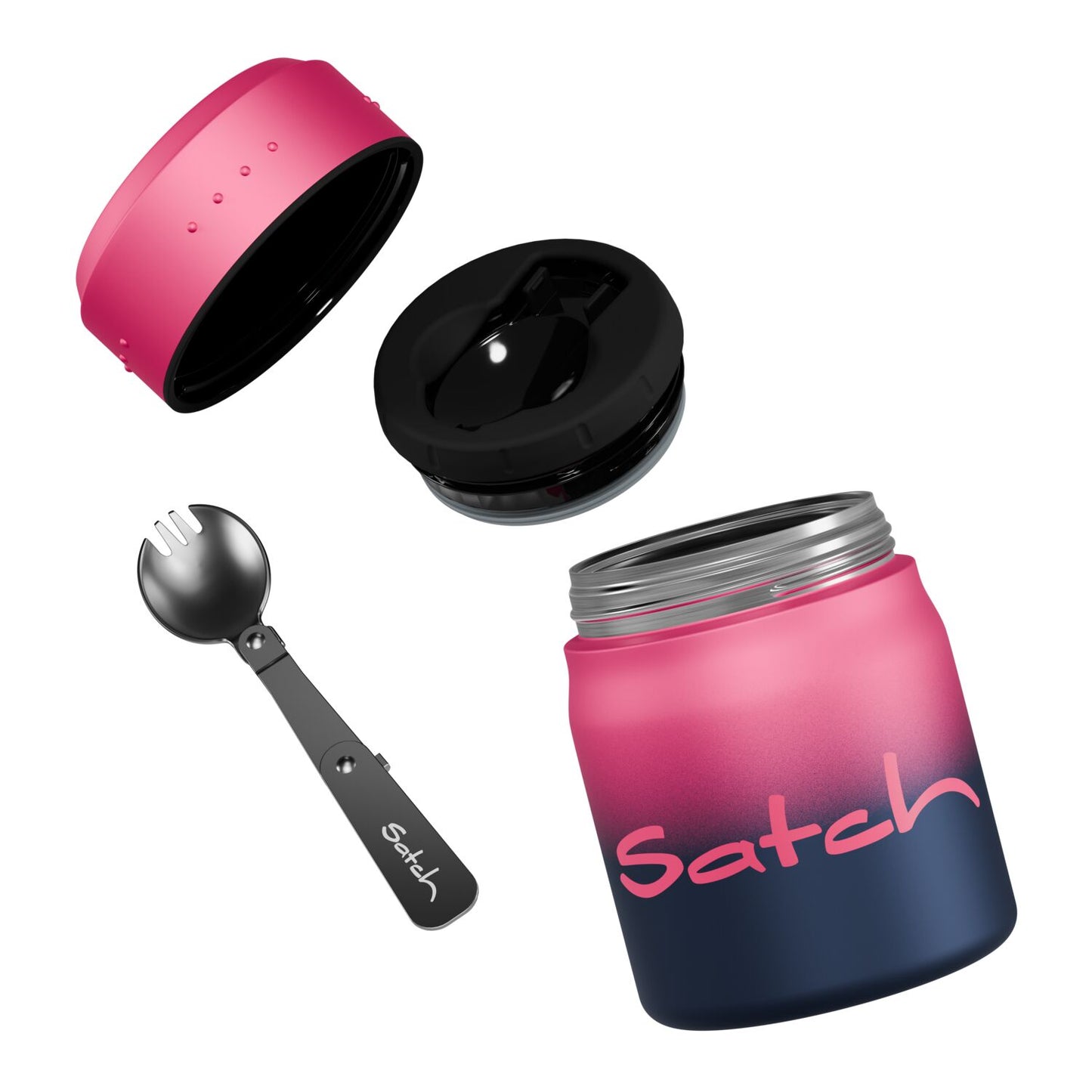 Thermo Lunchbox Pink Graffiti