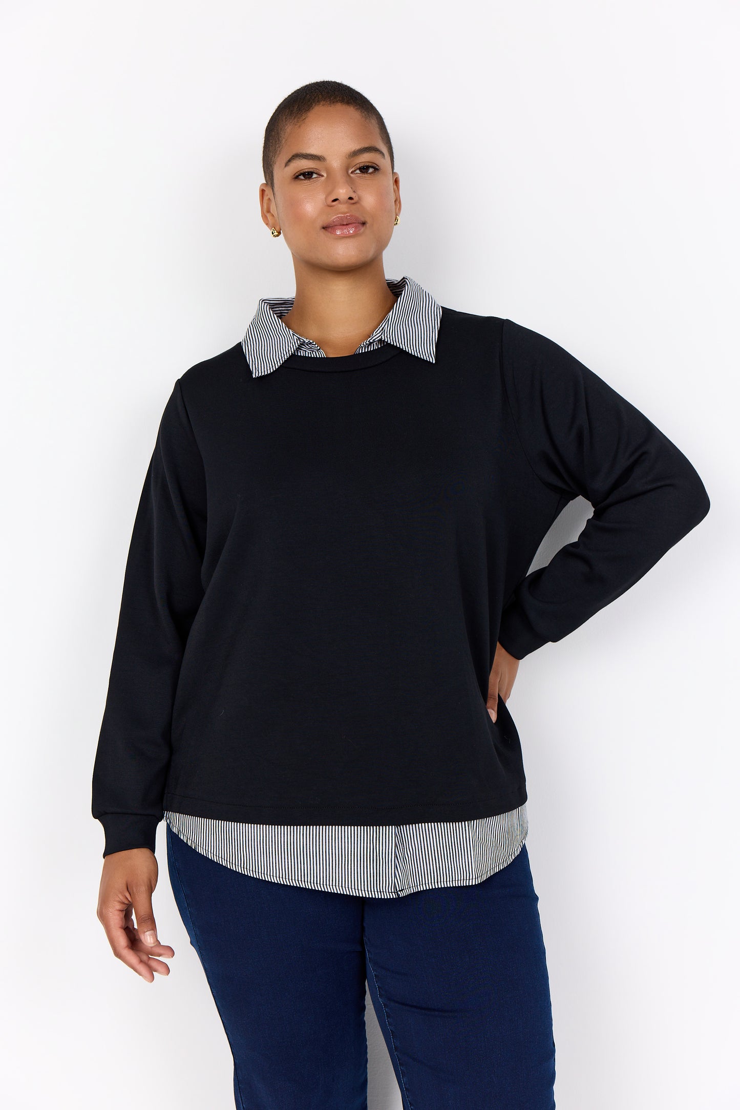Wa-Sabina 63 Sweatshirt BLACK COMBI
