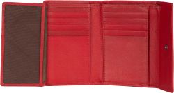 Anna Rfid Rv-Geldbörse M 15Cs Rot rot in rot