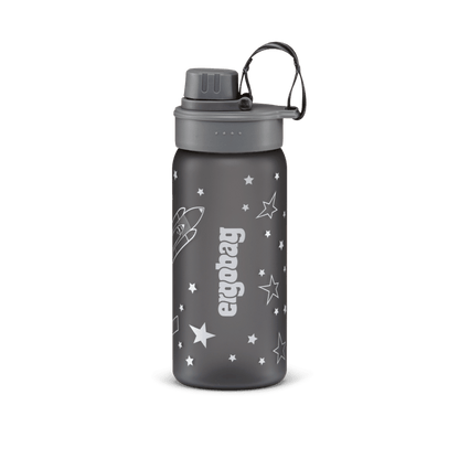 Trinkflasche Weltall in grau