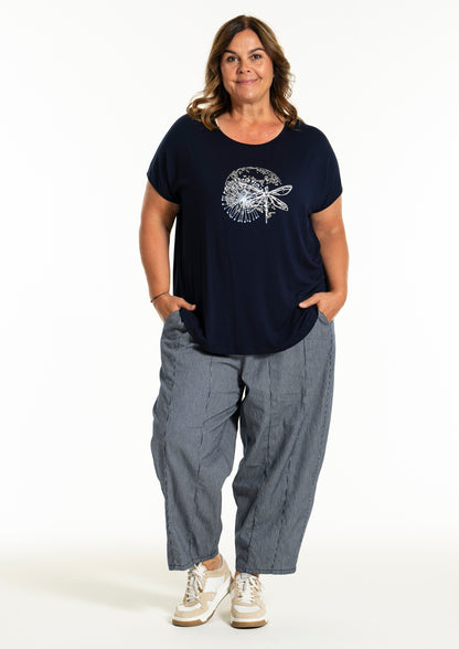 Ggitte T-Shirt With Print Navy