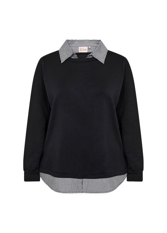 Wa-Sabina 63 Sweatshirt BLACK COMBI