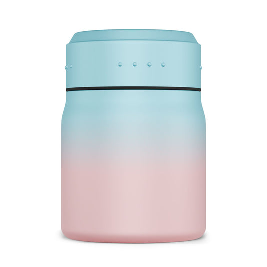 Thermo Lunchbox Light Blue Graffiti