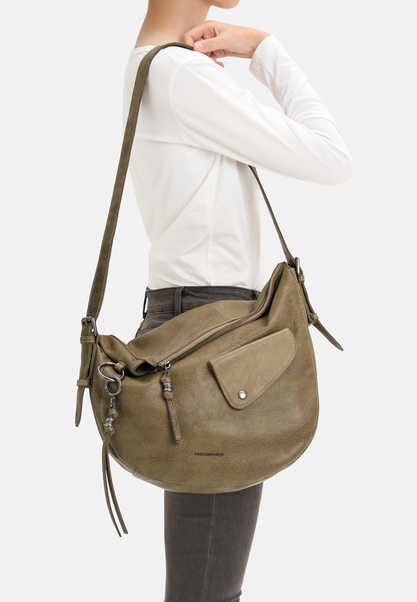 My Forever Friend Shoulderbag With Front Pocket black