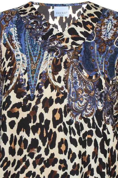 Zh-Siff 1049-Blouse L/S True Blue