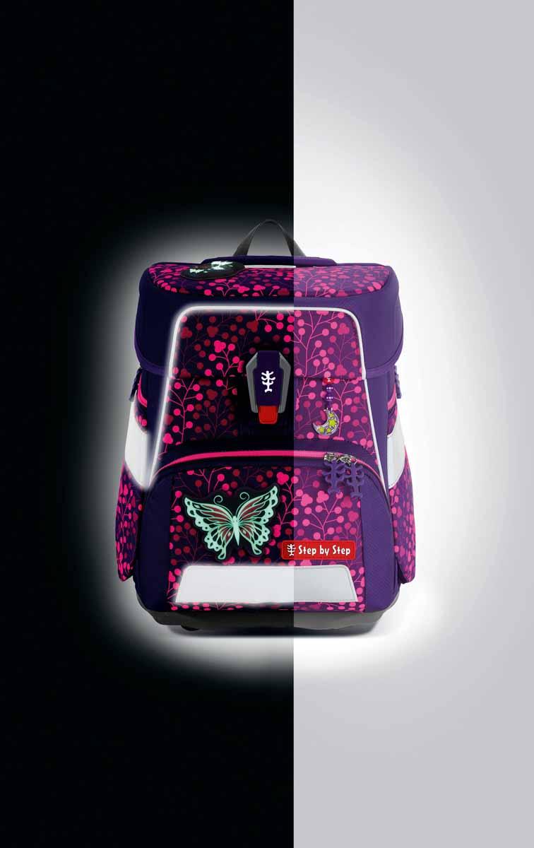 Space Shine Schulranzen-Set Butterfly Night Ina