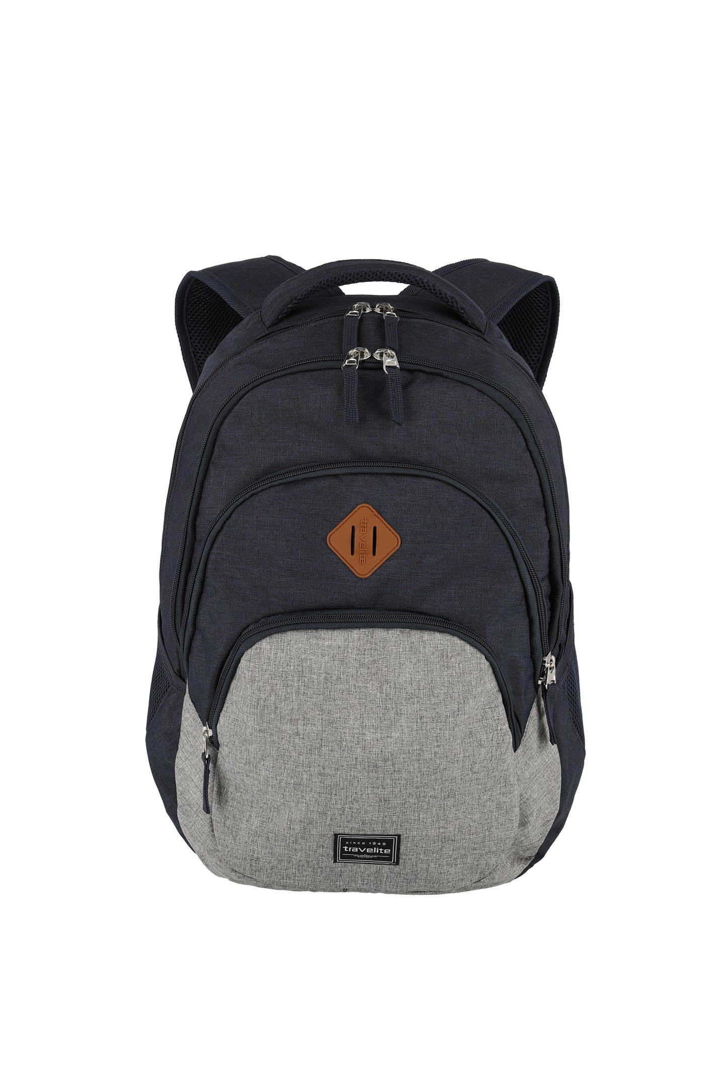 Basics Rucksack Melange, Marine/Grau