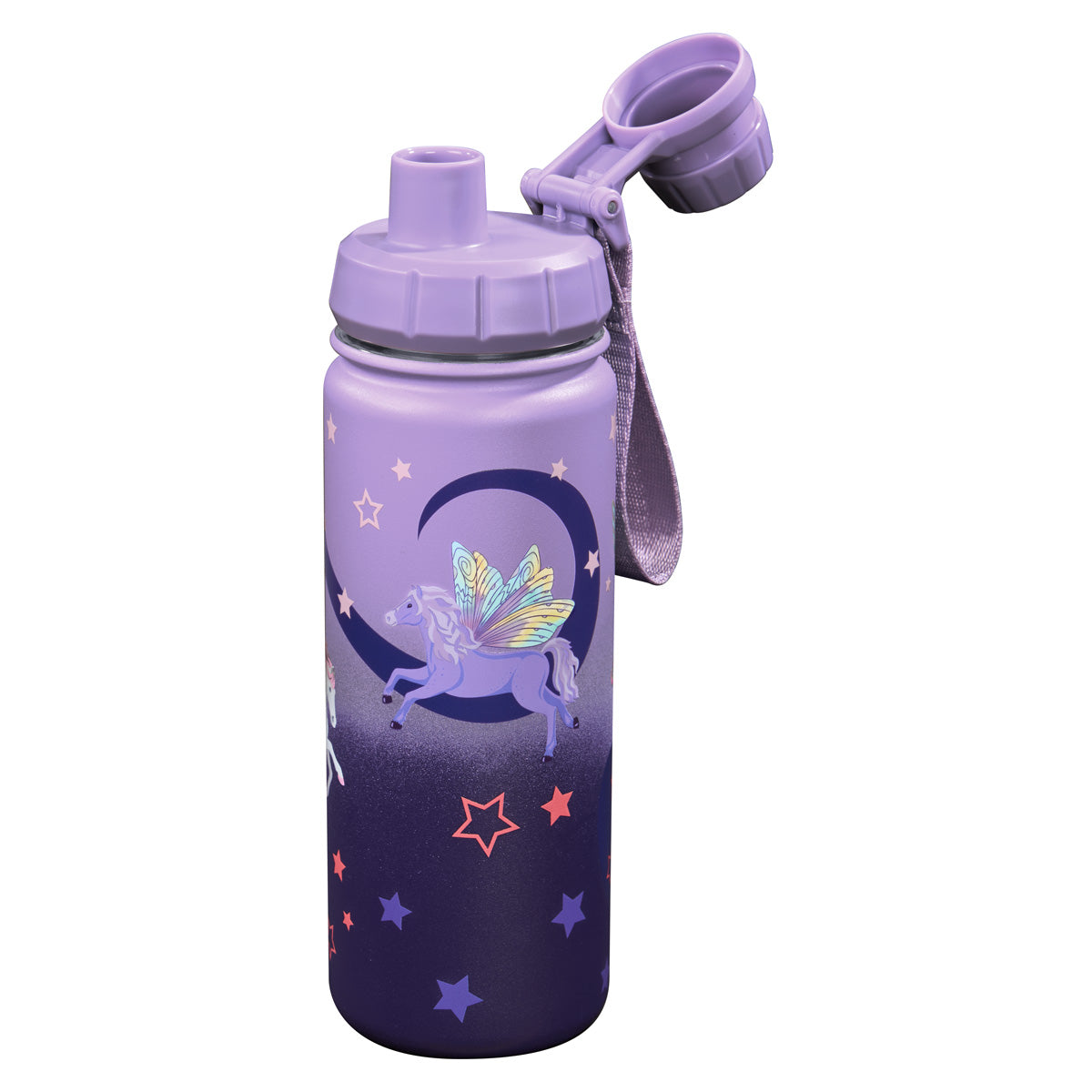Isolierte Edelstahl-Trinkflasche Dreamy Pegasus