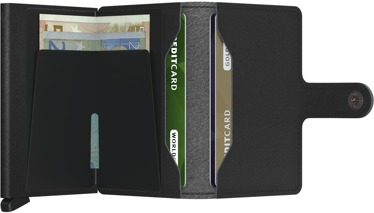 Miniwallet Black Powdercoat
