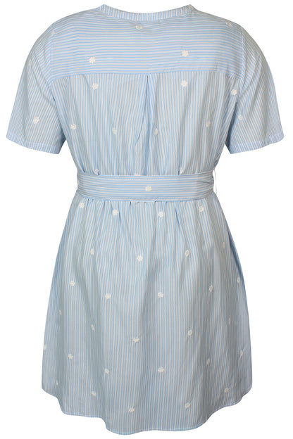 Gera 748-Dress S/S Blue bell