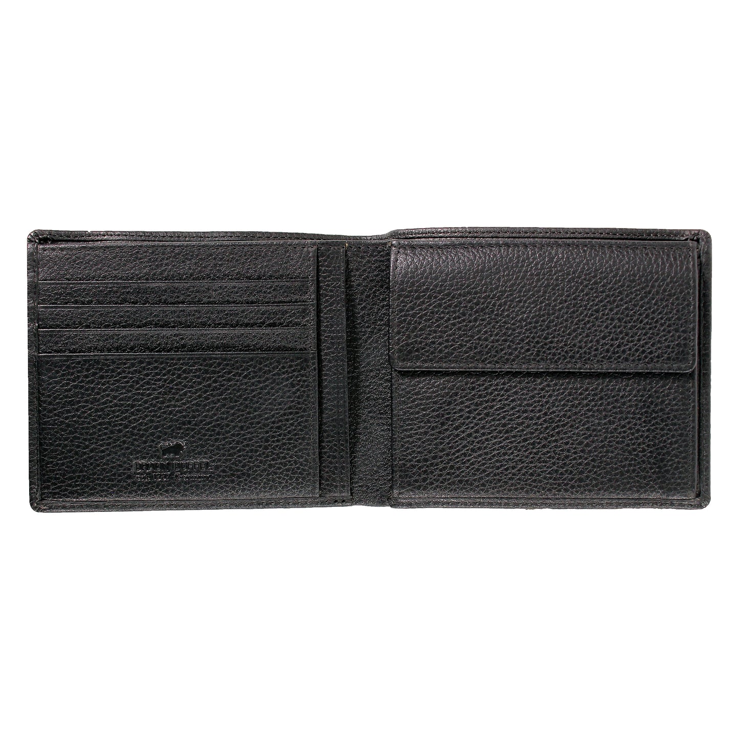 Prato Rfid Geldbörse 4+4Cs Schwarz schwarz in schwarz